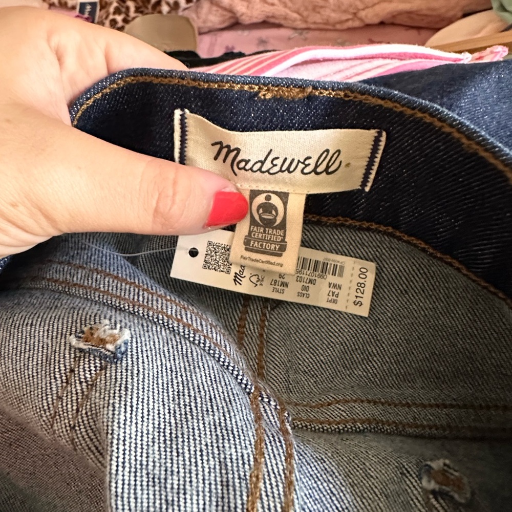 Madewell Darkwash 90’s Staright Leg Jean - Picture 8 of 10